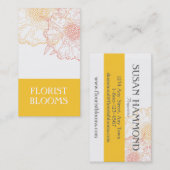 Moderne Visitekaartjes Geel Oranje Rood (Voorkant / Achterkant)