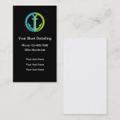 Moderne Visitekaartjes met informatie over bootjes (Voorkant / Achterkant)