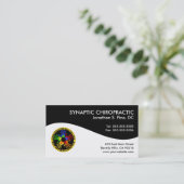 Moderne Visitekaartjes met wervelbedchiropractisch (Staand voorkant)