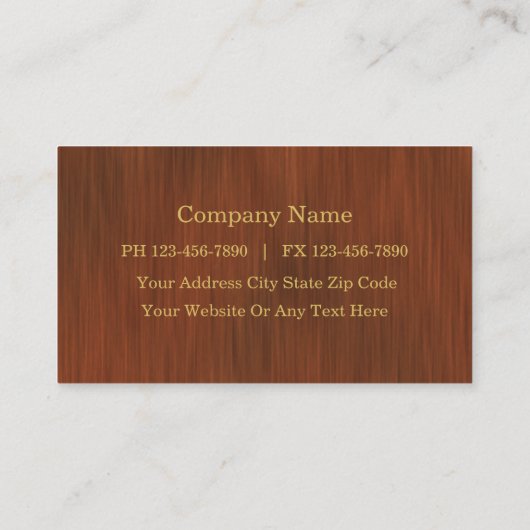 Moderne Visitekaartjes van advocaten (Achterkant)