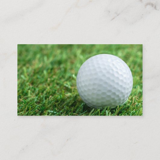 Moderne Visitekaartjes van het Golfthema in de spo (Achterkant)