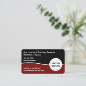 Moderne Visitekaartjes voor airconditioning (Staand voorkant)