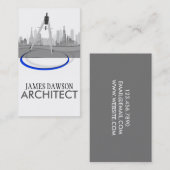 Moderne Visitekaartjes voor architectuurarchitectu (Voorkant / Achterkant)