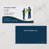 Moderne Visitekaartjes voor de bouw (Voorkant / Achterkant)