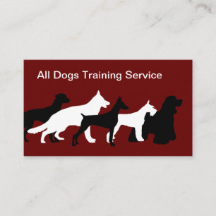 Moderne Visitekaartjes voor Dog Trainer
