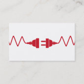 Moderne Visitekaartjes voor elektricien (Achterkant)
