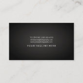 Moderne Visitekaartjes voor fotograaf (Achterkant)