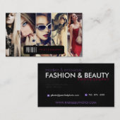 Moderne Visitekaartjes voor vijf fotografie (Voorkant / Achterkant)