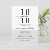 Moderne visitekaartjes voor zakelijke Jubilea Kaart (Staand voorkant)