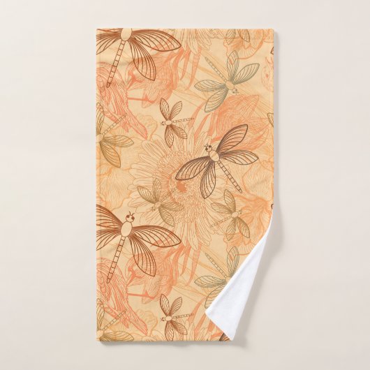 moderne vlinders bad handdoek (Handdoek)