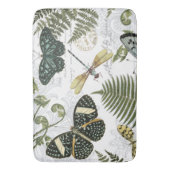 moderne  vlinders en libellen badmat (Voorkant Verticaal)