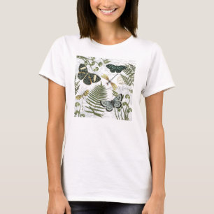 moderne vlinders en libellen t-shirt