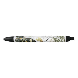 moderne  vlinders en libellen zwarte inkt pen
