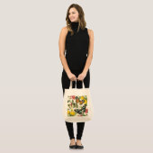 moderne  vlindertuin tote bag (Voorkant (model))