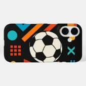 Moderne voetbalkunst Case-Mate iPhone case (Achterkant (horizontaal))