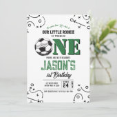 Moderne  Voetbalsport 1e Verjaardag Kaart (Staand voorkant)