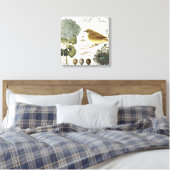 moderne  vogel en nest canvas afdruk (Insitu (Slaapkamer))