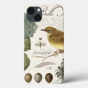 moderne vogel en nest iPhone 13 hoesje