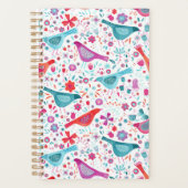 Moderne Vogel Waterverf Planner (Voorkant)