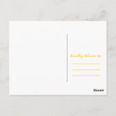 Moderne vogelBriefkaart Briefkaart (Achterkant)