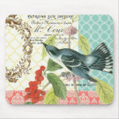 Moderne  vogelmousepad muismat (Voorkant)