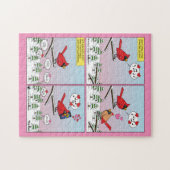 Moderne vogelparing roept Comic Legpuzzel (Horizontaal)
