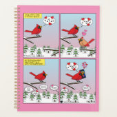 Moderne vogelparing roept Comic Planner (Voorkant)