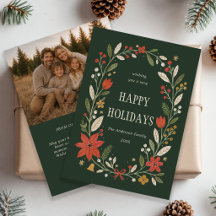 Moderne Volkskunst Familie Foto Kerstmis