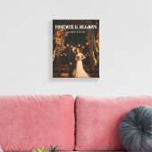 Moderne Volledige Foto Aangepaste bruiloft paar Canvas Afdruk (Insitu (Woonkamer))