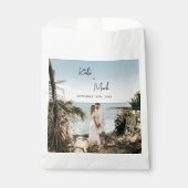 Moderne volledige foto dank u bedankzakje (Voorkant)