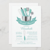 Moderne Voorraad De Keuken Bruidsfeest Uitnodiging (Voorkant / Achterkant)