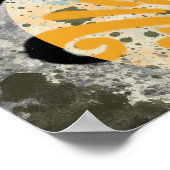 Moderne vormen en kleur poster (Hoek)