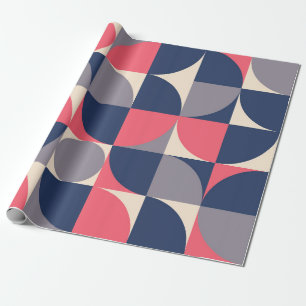 Moderne vormen en naadloos geometrisch patroon in cadeaupapier