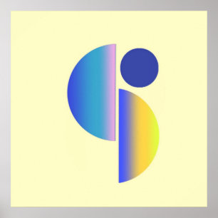 Moderne vormen kunst poster