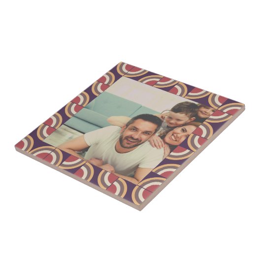 Moderne vormgeving in de midden eeuw 1 tegeltje (Zijkant)