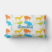 moderne vos- en vogelpijnboom nabij kussen (Voorkant)