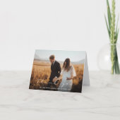 Moderne, votre carte photo mariage (Devant)