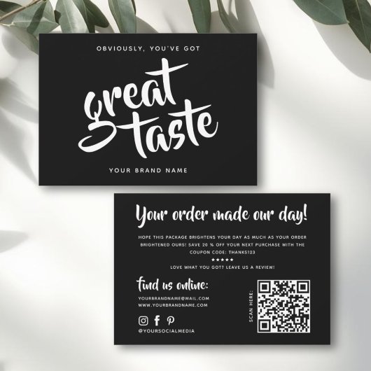 Moderne vous avez un excellent goût qr code merci