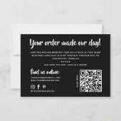 Moderne vous avez un excellent goût qr code merci (Dos)