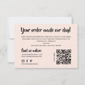 Moderne vous avez un excellent goût qr code merci (Dos)