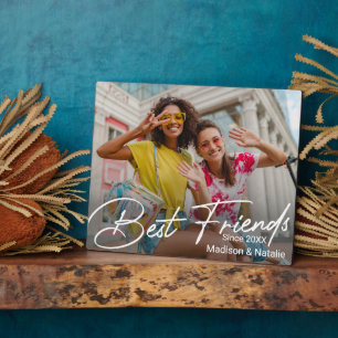 Moderne Vriendschap Foto Gift Fotoplaat