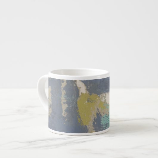 Moderne, vrije uitdrukking espresso kop (Voorkant links)