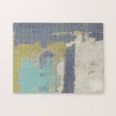 Moderne, vrije uitdrukking legpuzzel (Horizontaal)