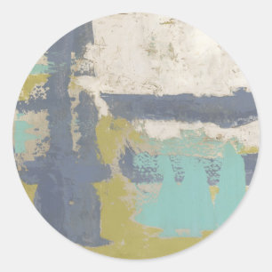 Moderne, vrije uitdrukking ronde sticker