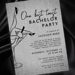 Moderne vrijgezellenfeest een laatste toast Martin Kaart