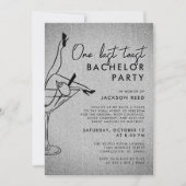 Moderne vrijgezellenfeest een laatste toast Martin Kaart (Voorkant)