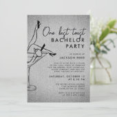 Moderne vrijgezellenfeest een laatste toast Martin Kaart (Staand voorkant)