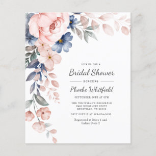 Moderne Vrijgezellenfeest Pink Floral