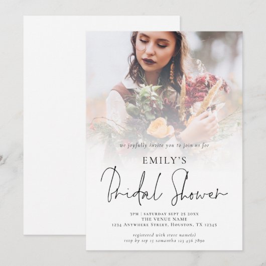 Moderne Vrijgezellenfeest van het Manuscript van d Kaart (Voorkant / Achterkant)