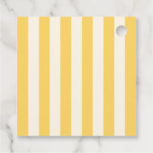 Moderne vrijgezellenfeestje in de zomer bedankjes labels (Achterkant)